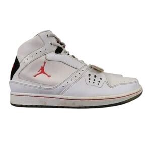 Nike Air Jordan 1 Sneakers Mens 9.5 Flight Strap 23 High Top Retro Trainer White